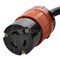 Ac Works SOOW; Cold Weather Extension Cord, 12 AWG, Indoor/Outdoor, 12/3, 1 Outlets, L5-20R, Black, Rubber L520PR-100 - alternate 6